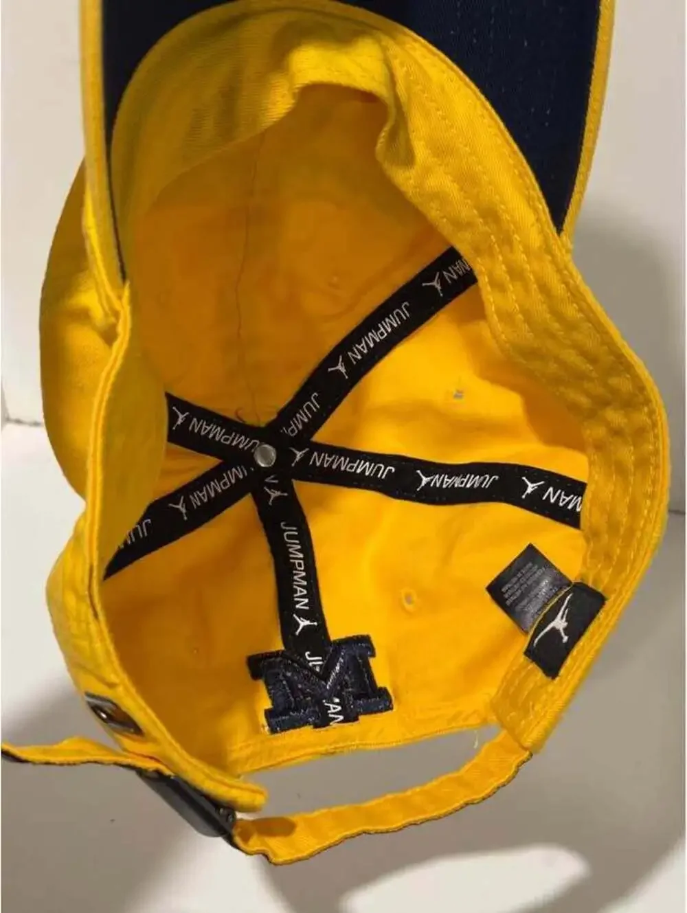 Jordan Michigan Wolverines Football Adjustable Hat